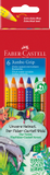 Faber-Castell Jumbo GRIP 6er Kartonetui