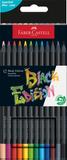 Faber-Castell Buntstifte Black Edition 12er Kartonetui