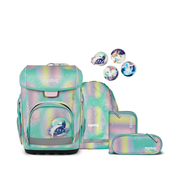Ergobag Schulranzen-Set CUBO LIGHT ZauBärwelt