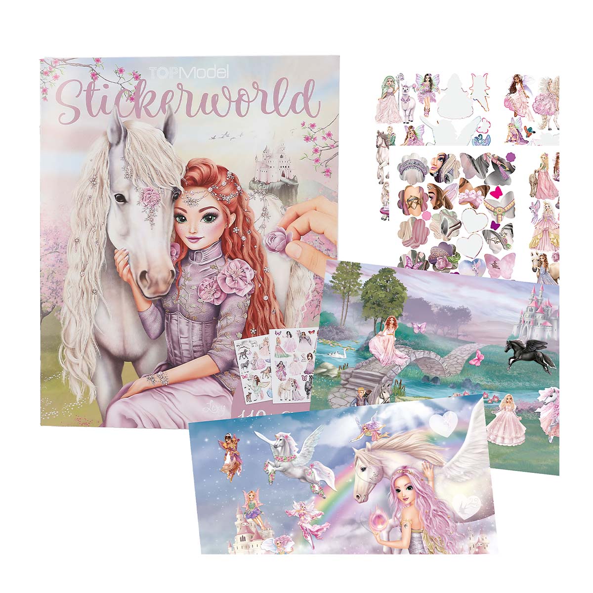 TOPModel Lexy Stickerworld Viva Violet mit Sticker, Depesche