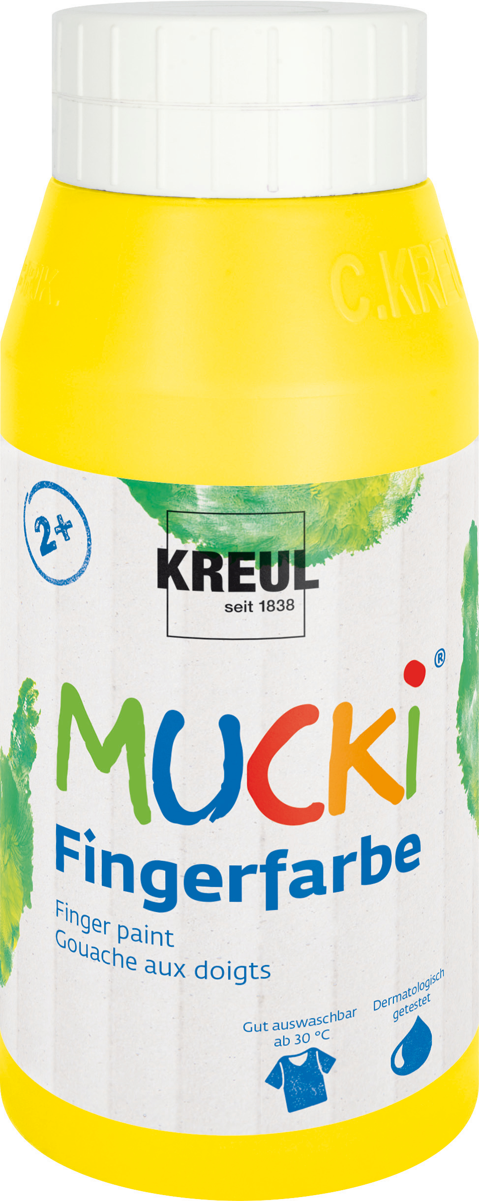 Fingerfarbe Mucki gelb 750 ml