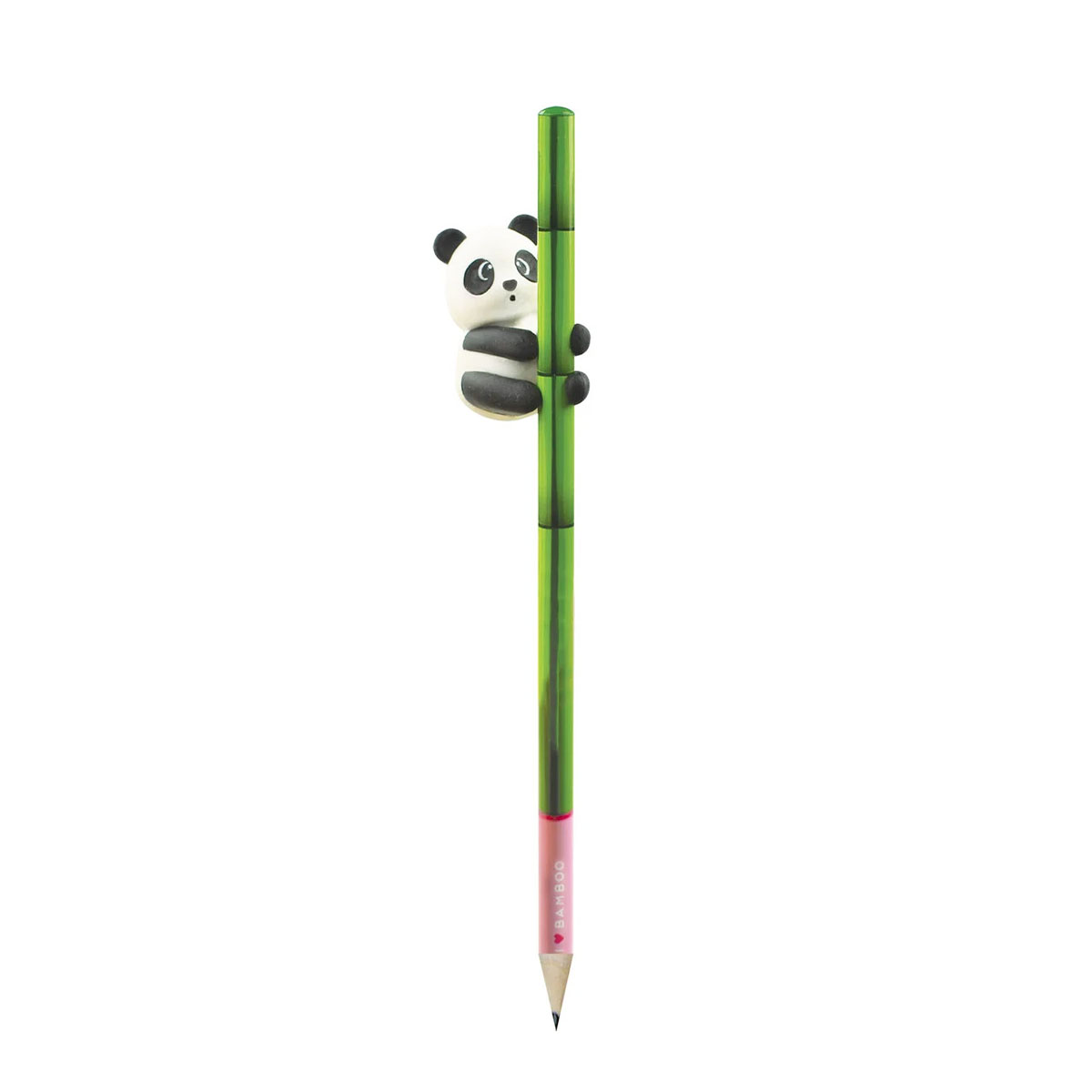 Legami Bleistift Panda Bamboo mit Radiergummi, I Love Bamboo