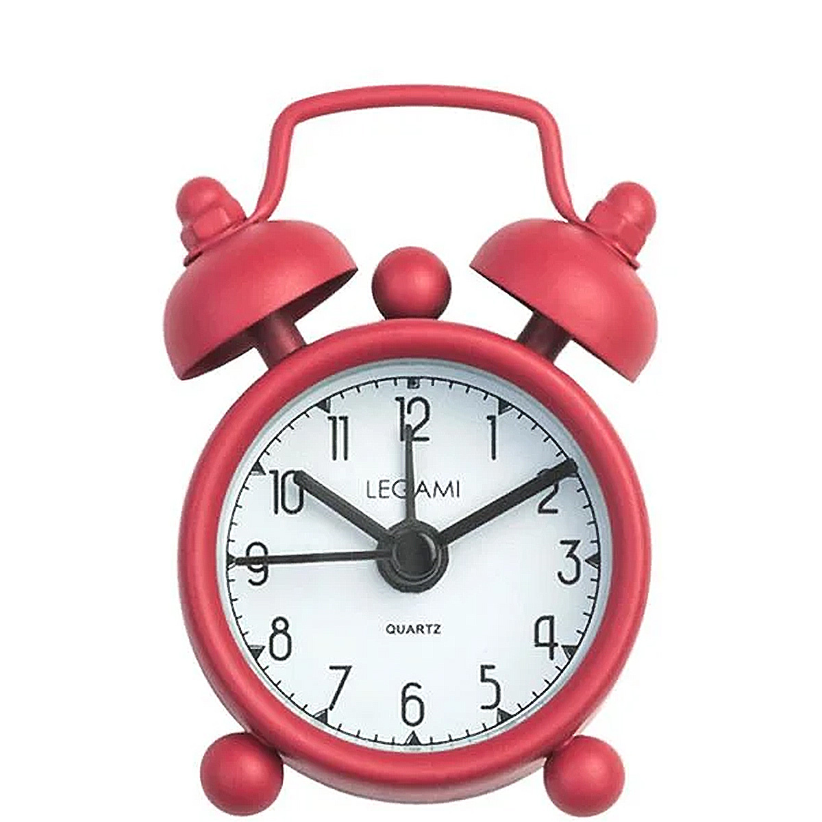 Legami Weckuhr Red - Mini Tick Tock, roter kleiner Wecker