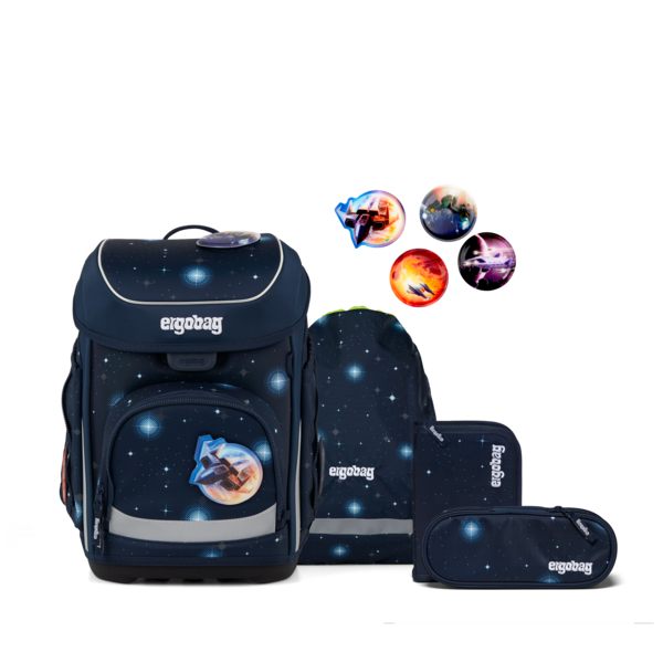 Ergobag Schulranzen-Set CUBO KoBärnikus