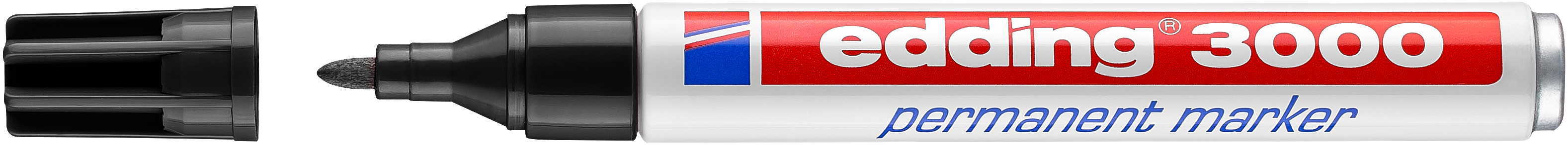 Edding Permanentmarker 3000 schwarz