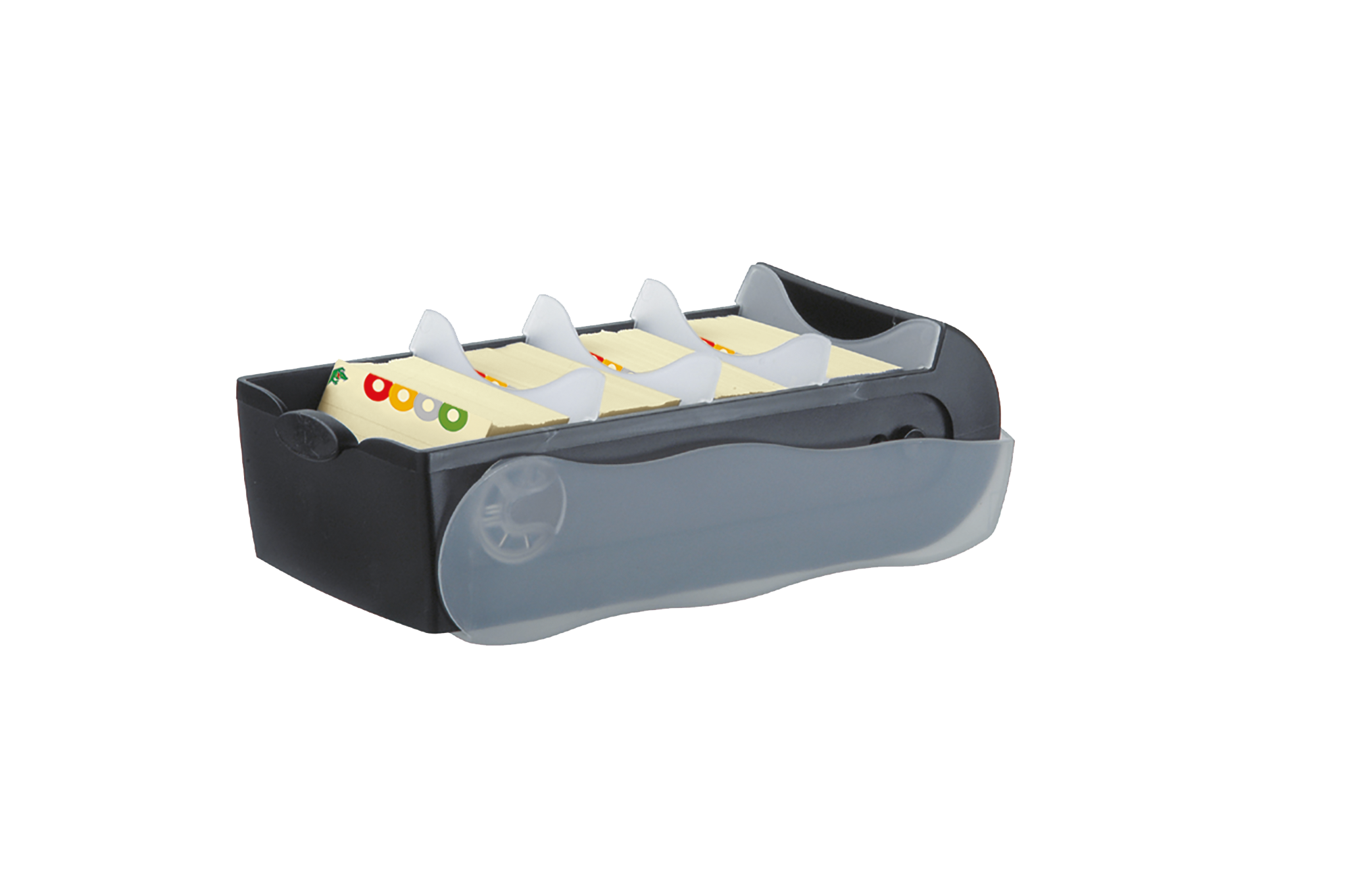 HAN Karteibox CROCO DIN A7 quer schwarz