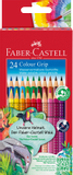 Faber-Castell Colour Grip 24er Kartonetui Wasservermalbare Buntstifte