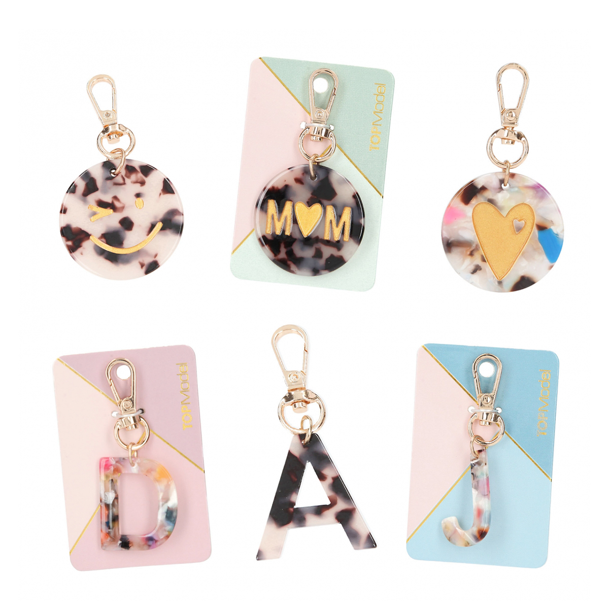 TOPModel Anhänger Buchstaben oder Zeichen in Hornoptik, Depesche