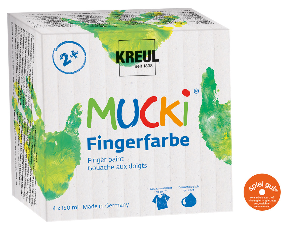 Fingerfarbe Mucki 4er Set 