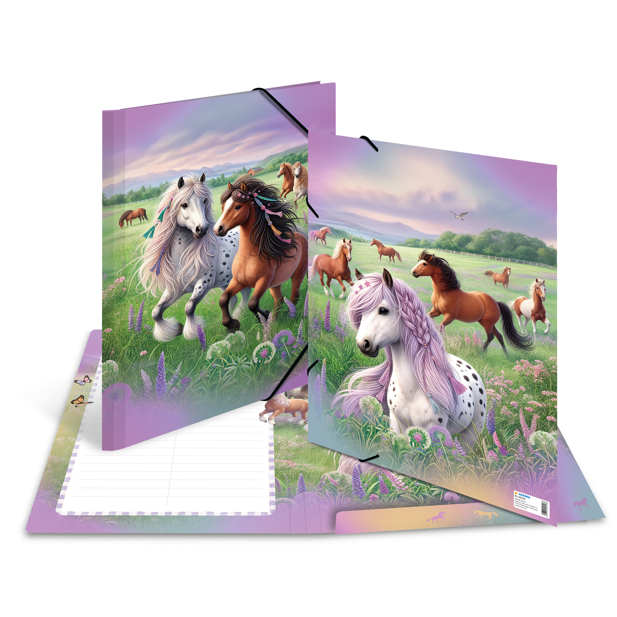Sammelmappe A3 Karton Pferdewelt HERMA