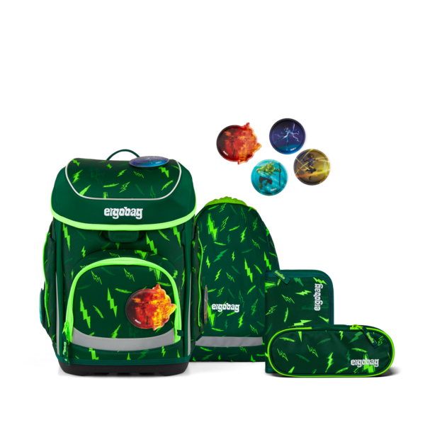 Ergobag Schulranzen-Set CUBO Bärtastisch