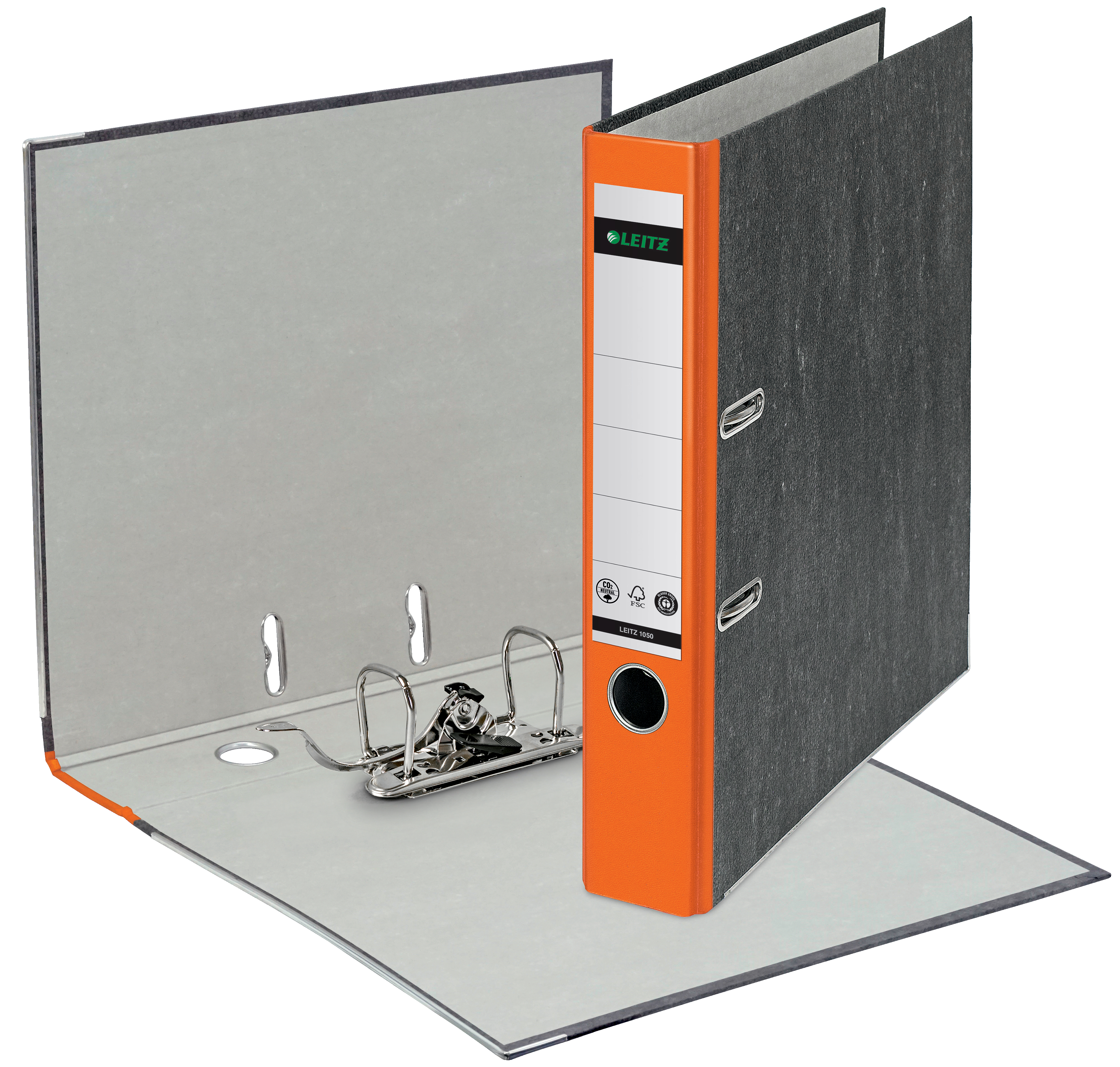 Qualitäts-Ordner 180°A4 50mm orange Leitz
