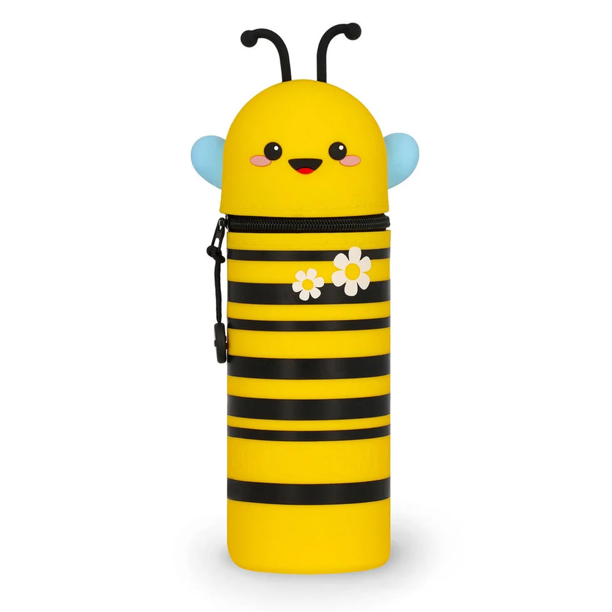 Legami Kawaii Biene Bee, 2-in-1-Federmäppchen aus weichem Silikon mit Bee Bee Different