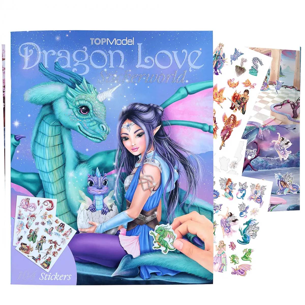 TOPModel Stickerworld Drachen Dragon Love - mit 104 Sticker, Depesche