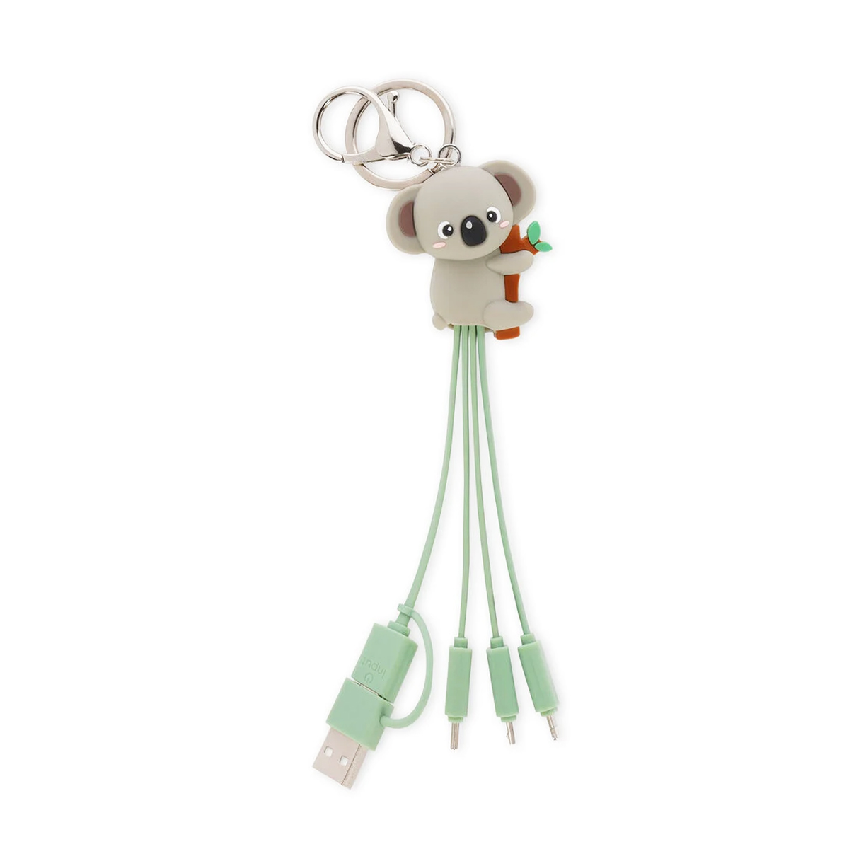 Legami Ladekabel Koala, Ladekabel 6-in-1-Ladekabel als Schlüsselanhänger Koala