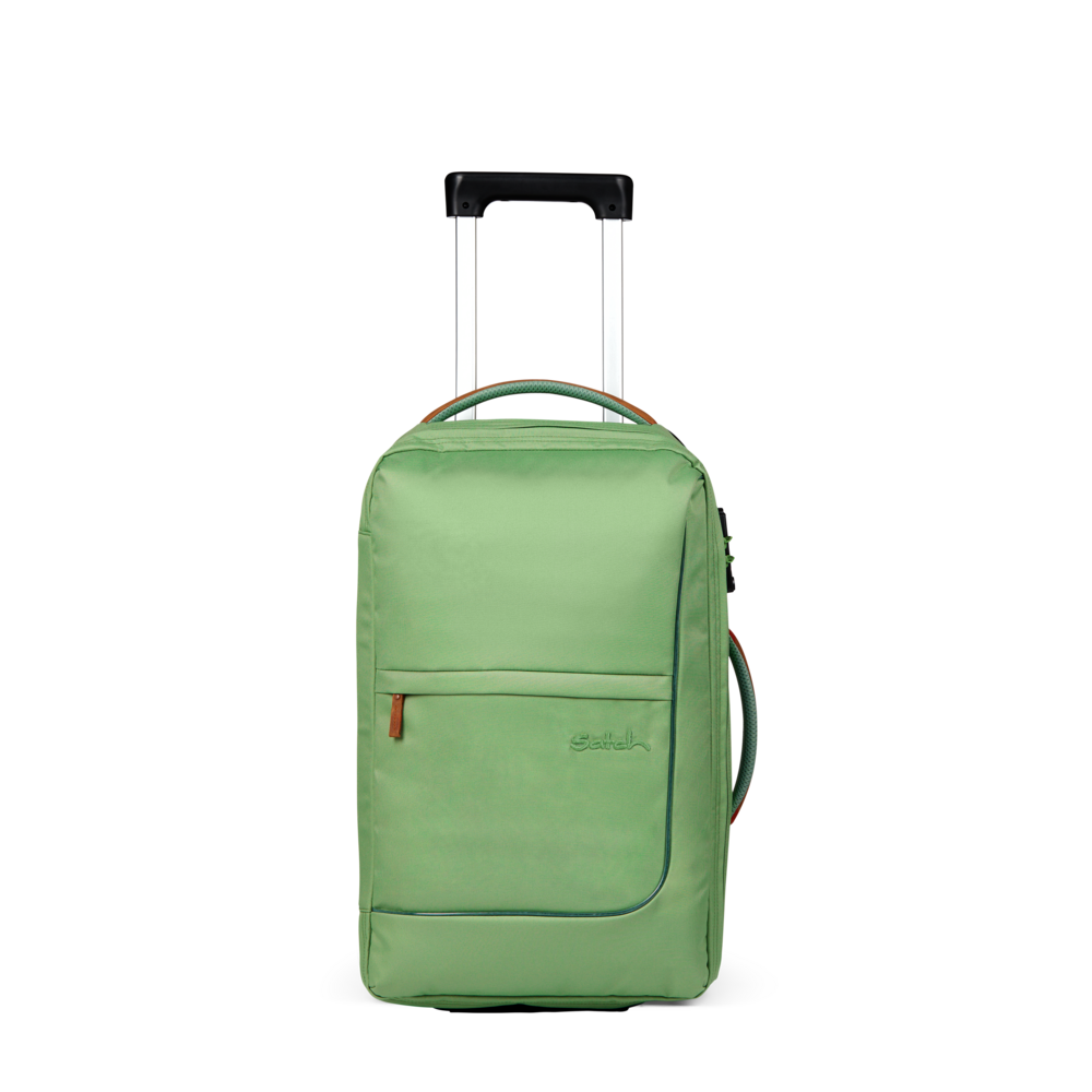 Satch Rollkoffer Cabin Size Trolley Flow S Pure Jade Green