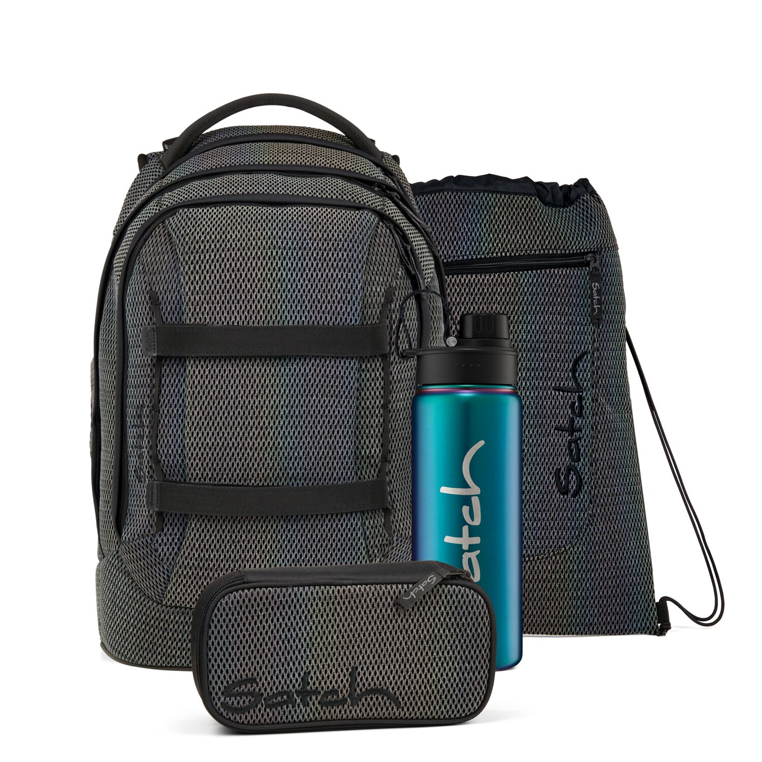 Satch Schulrucksack-Set Pack Hidden Rainbow Reflex-Edition