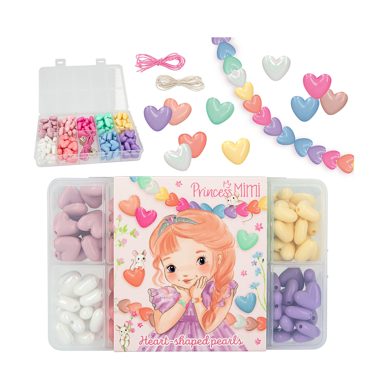 Princess Mimi DIY Herzperlen Bastelset, Depesche