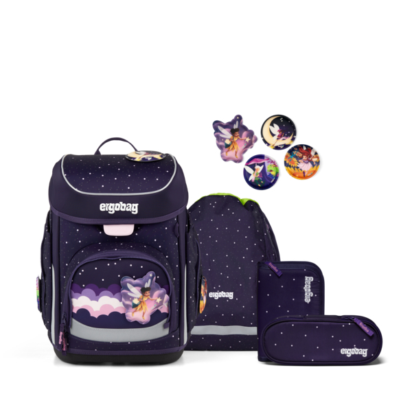 Ergobag Schulranzen-Set CUBO SternguckBär