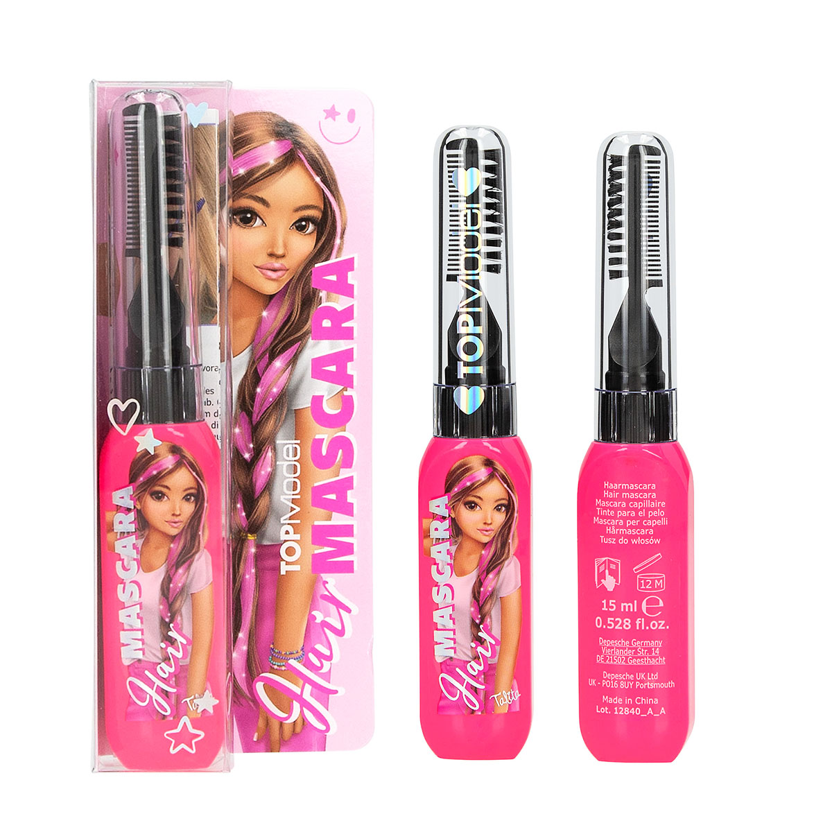 TOPModel Haarmascara Beauty and Me, Haarfarbe blau, pink oder lila, Depesche