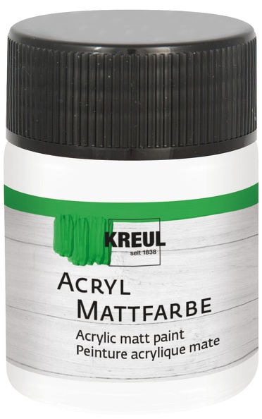 Kreul Acryl Mattfarbe 50ml weiß