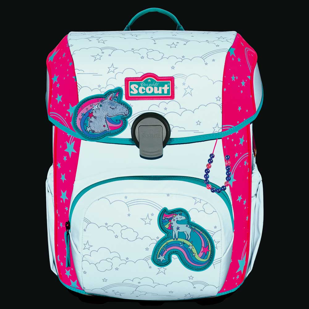 Scout Schulranzen-Set Neo Superflash Extreme Unicorn