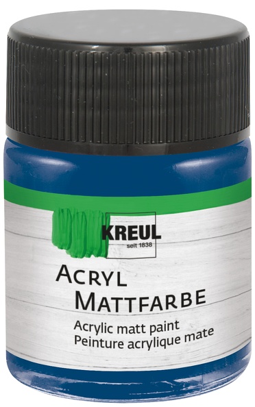 Kreul Acryl Mattfarbe 50ml Dunkelblau