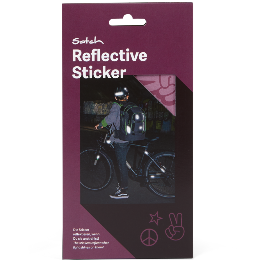 Satch Reflective Sticker lila