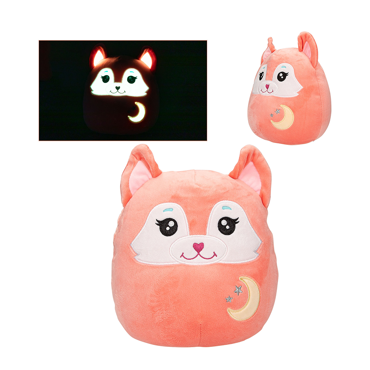 Ylvi Swoppies Plüsch Fuchs, leuchtet im Dunkeln, 20cm, Depesche