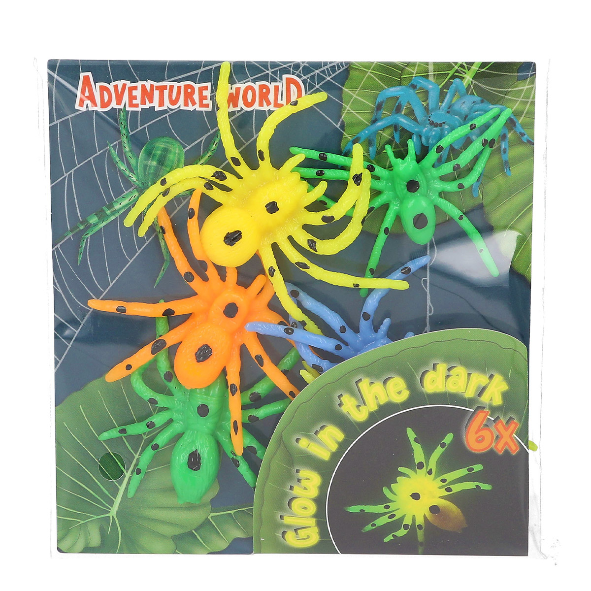 Dino World Glow in the Dark Spinnen, Depesche