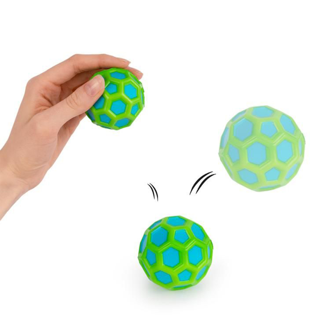 Kleiner Spielball Hochsprungtalent, TAKE ACTION FB Mini-Bouncing-Ball, Trendhaus