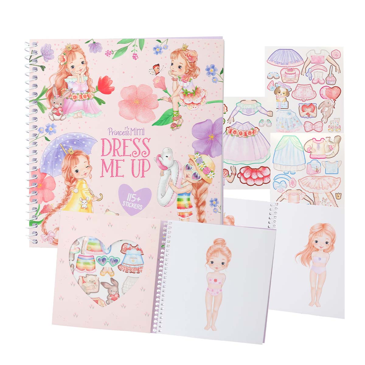 Prinzessin Mimi Dress me up Stickerbuch, Prinzessin Mimi und ihre tierischen Freunde, Depesche
