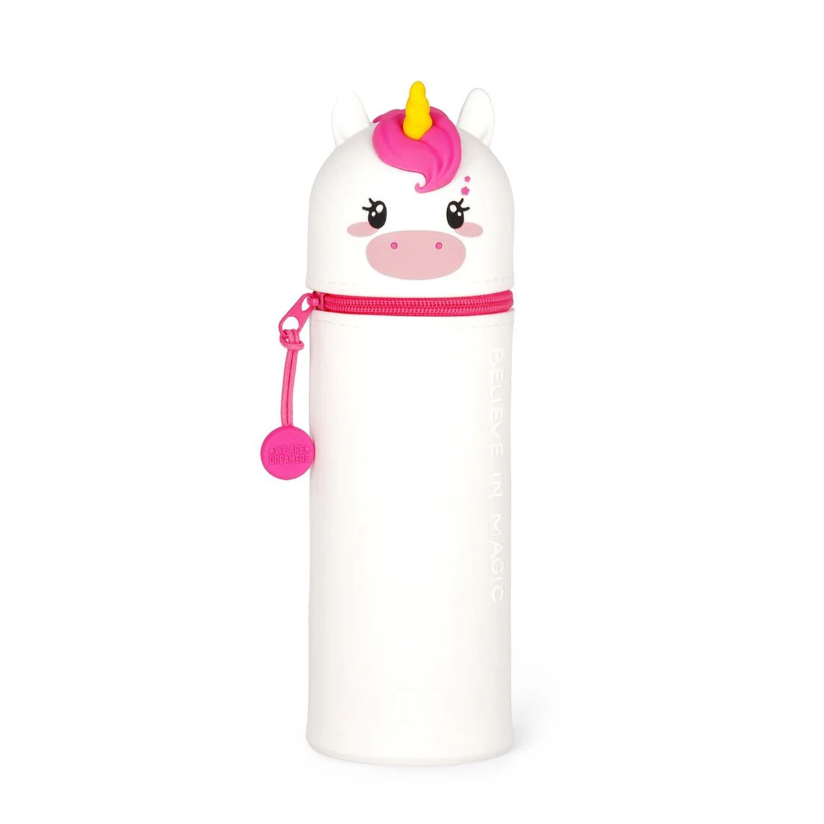 Legami Kawaii Unicorn, 2-in-1-Federmäppchen aus weichem Silikon mit Einhorn Motiv