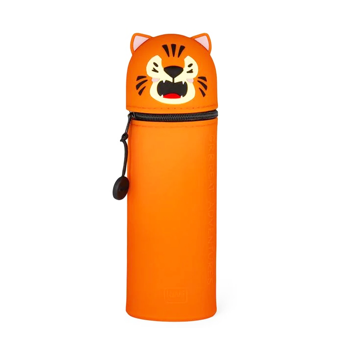 Legami Kawaii Tiger, 2-in-1-Federmäppchen aus weichem Silikon mit Tiger Motiv 