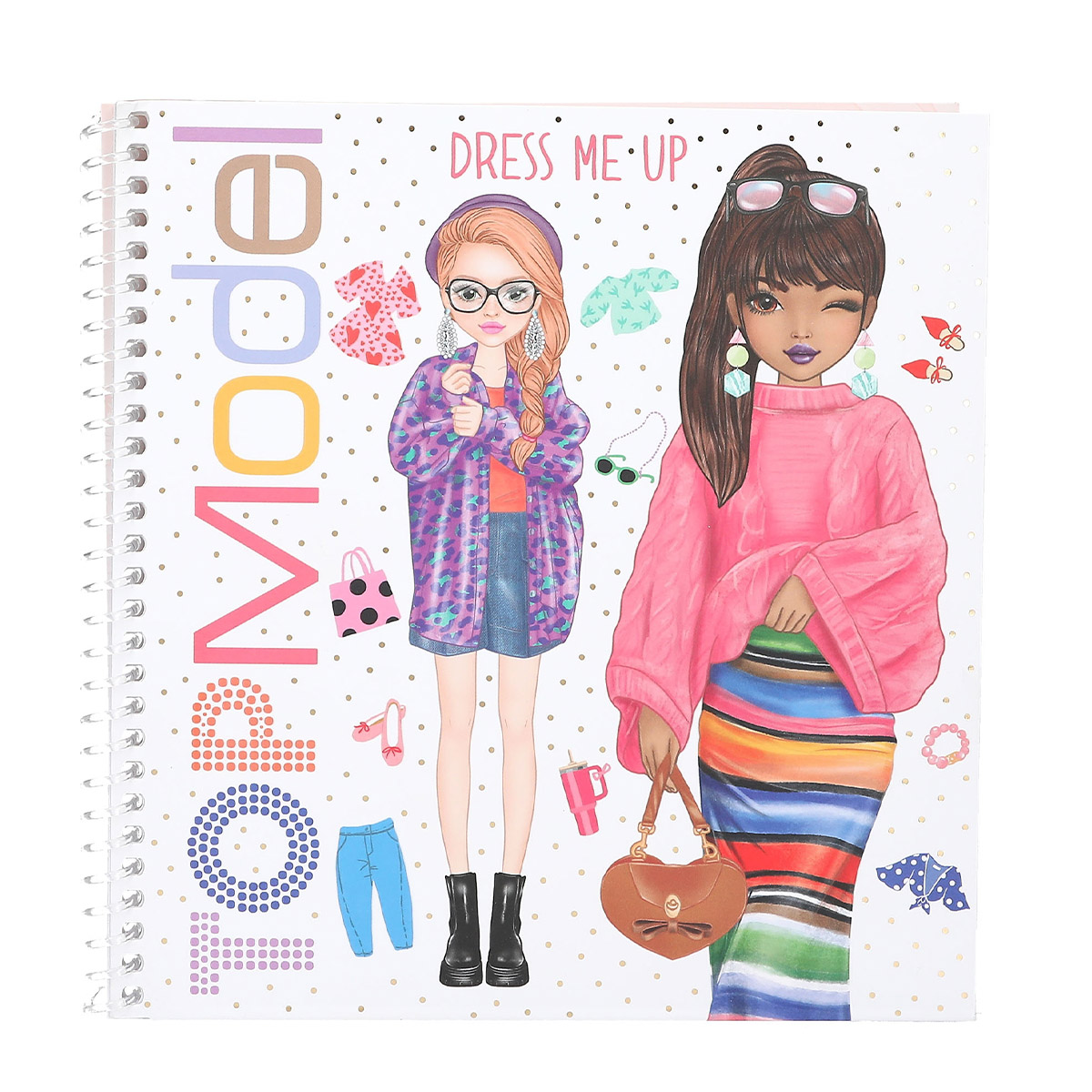 TOPModel Dress Me Up Stickerbuch mit 11 Stickerbogen, Depesche