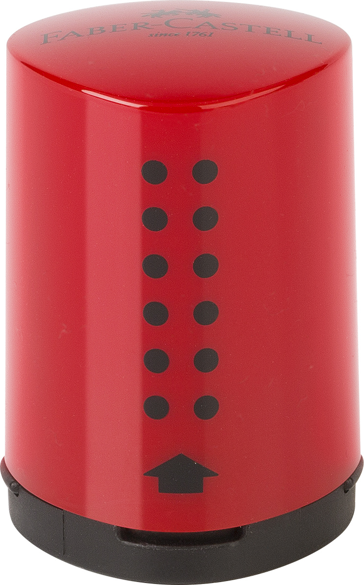 Faber-Castell Spitzdose Mini Grip rot