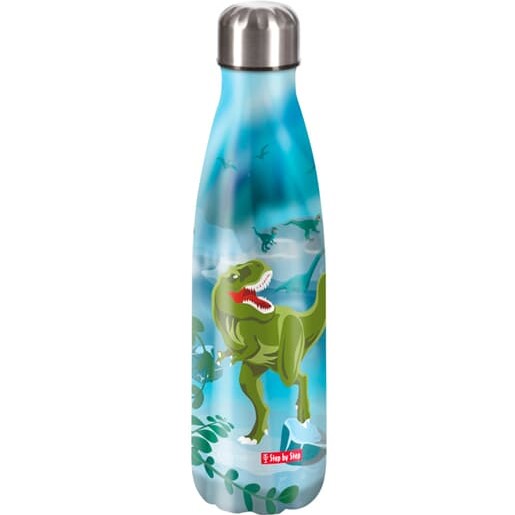 Step by Step Edelstahl-Trinkflasche Wild T-Rex Taro