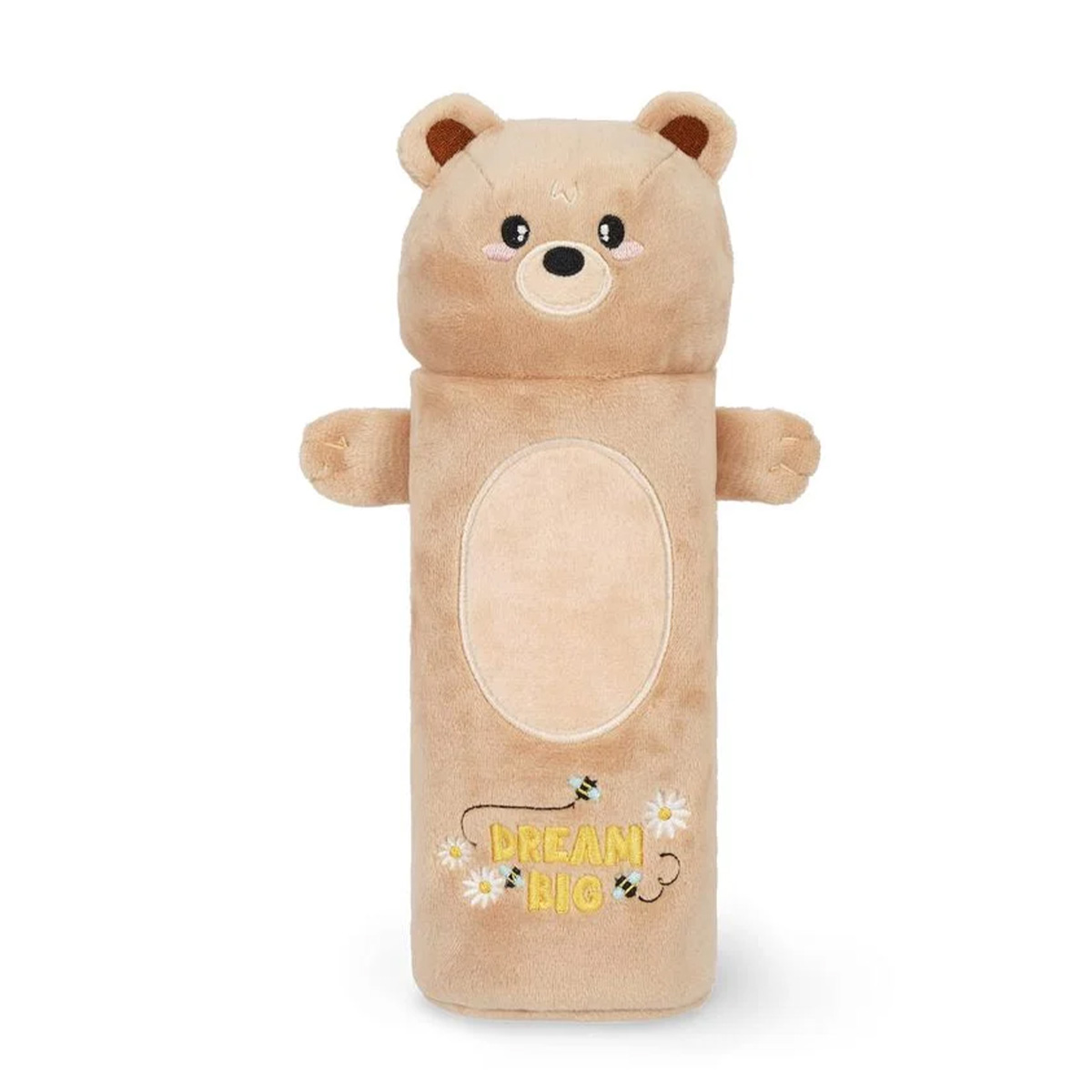 Legami Federmäppchen Super Soft Teddy Bear, superweiches Federmäppchen Teddybär