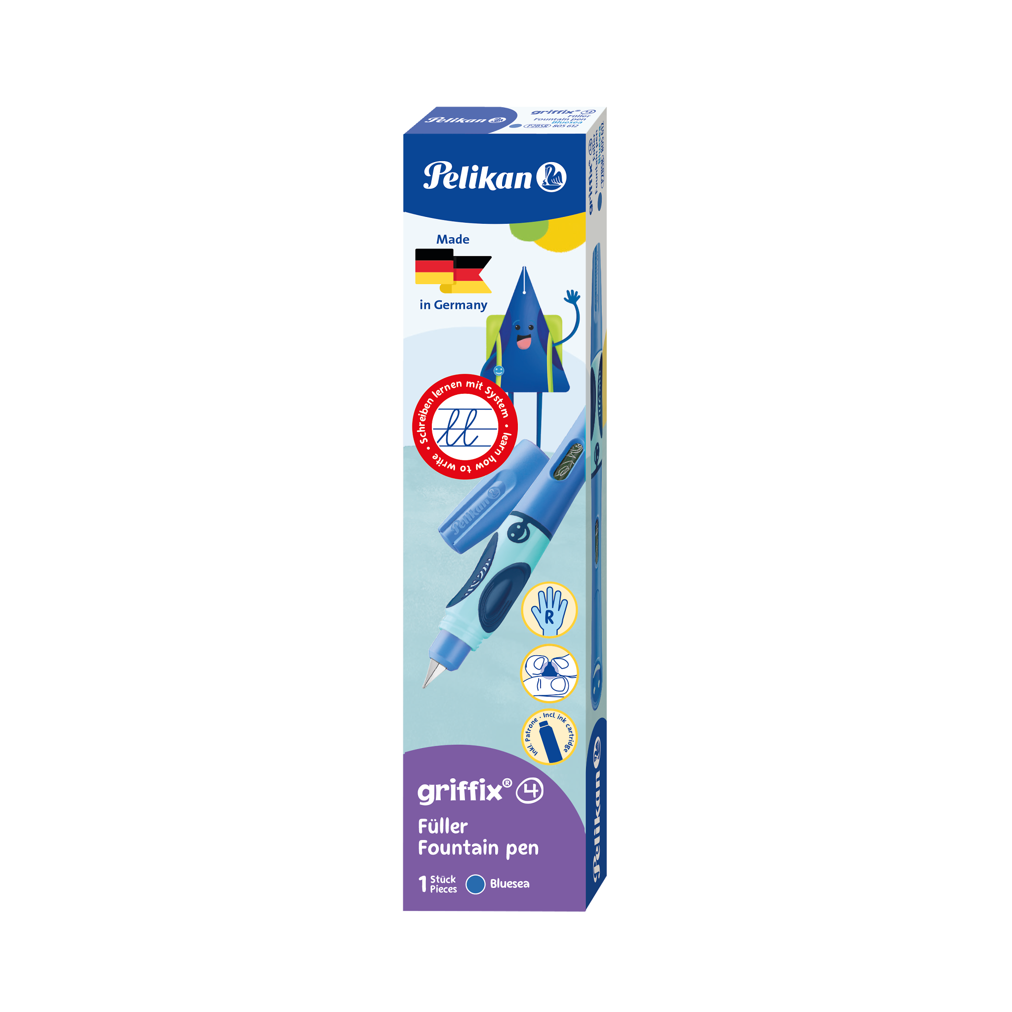 Pelikan griffix® Füller für Rechtshänder, Bluesea