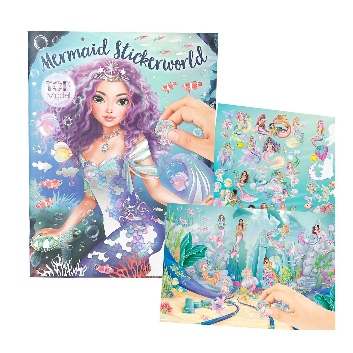TOPModel Stickerworld Metallic Meerjungfrau Mermaid - mit 240 Sticker, Depesche