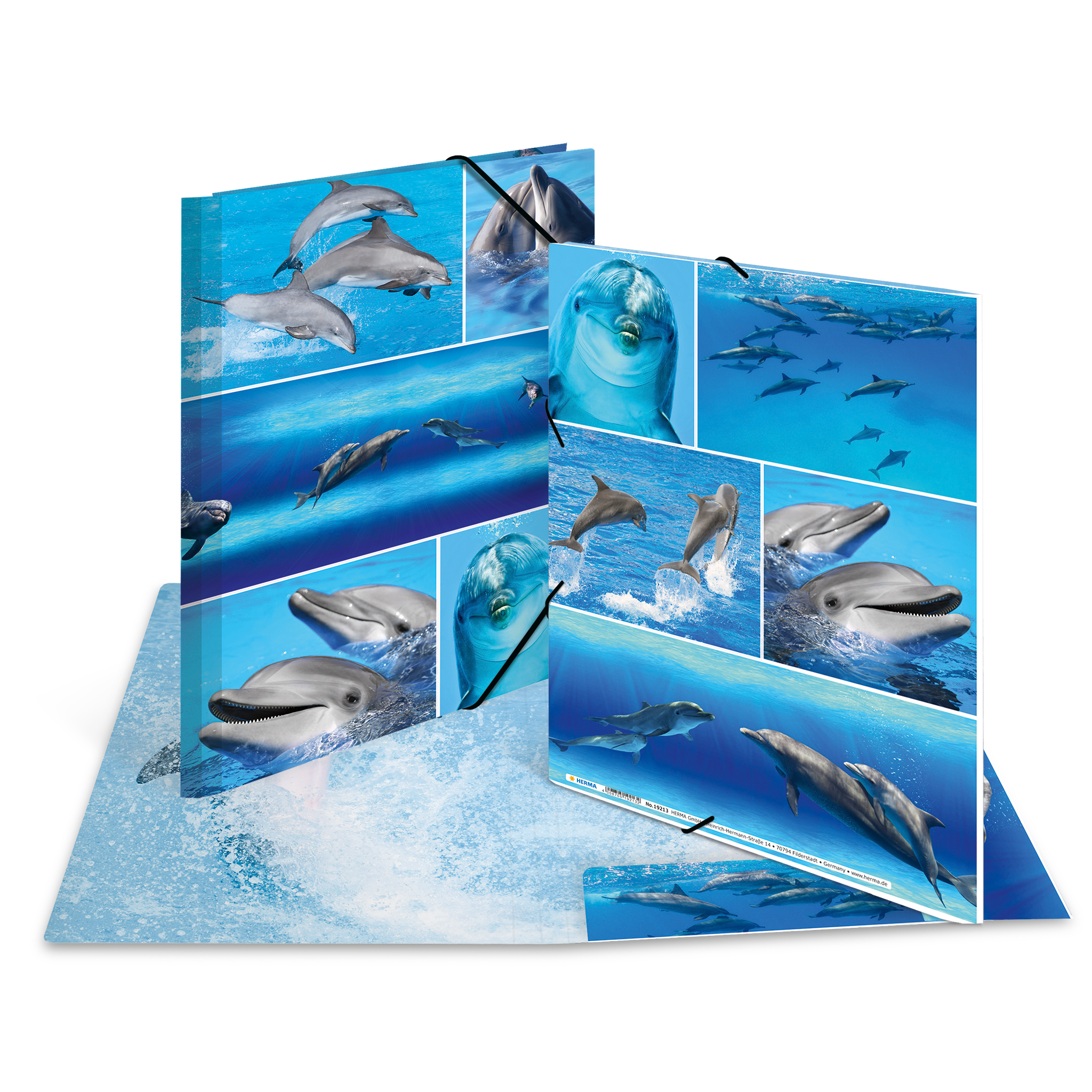 Sammelmappe A4 Karton Delfine HERMA