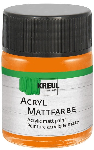 Kreul Acryl Mattfarbe 50ml orange