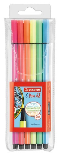 STABILO Pen 68 Premium Filzstift, Neon