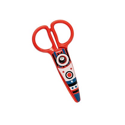 Kindersicherheitsschere Rocket Farbe Rot 5 Zoll 12 cm DAHLE
