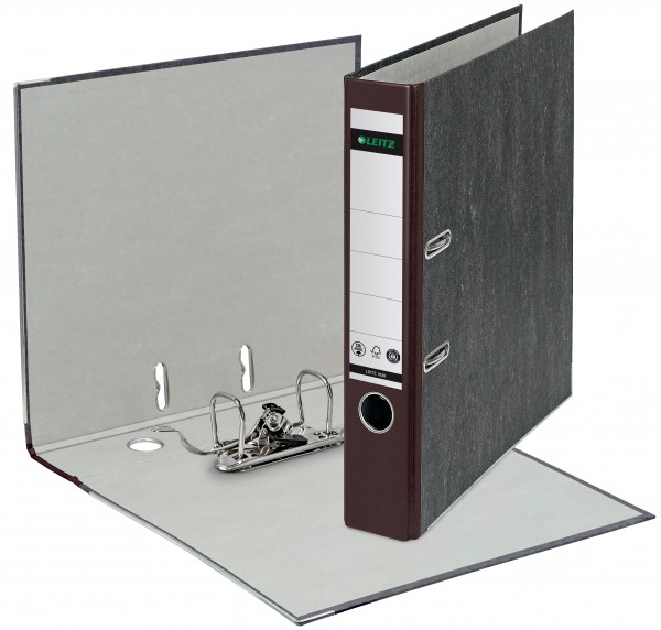 Qualitäts-Ordner 180° A4 50mm braun Leitz