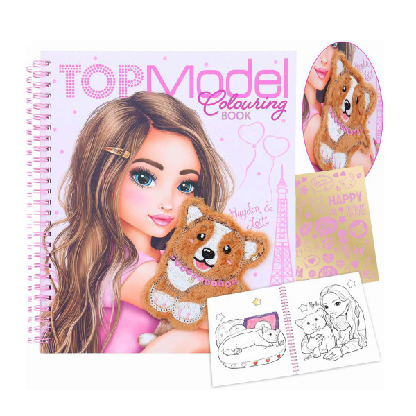TOPModel Malbuch mit Hündchen Gorgi Lotti und Hayden, Depesche