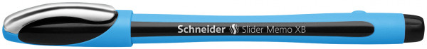 Kugelschreiber Slider Memo XB schwarz