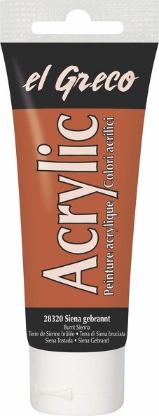 Kreul Acrylic el Greco 75ml Siena gebrannt