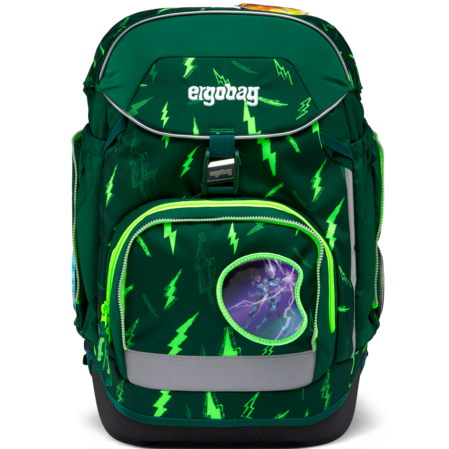 Ergobag Schulranzen-Set Pack LUMI-Edition Bärtastisch