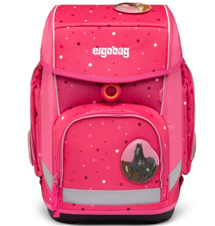 Ergobag Schulranzen-Set Cubo Urlaub auf dem ReitBärhof